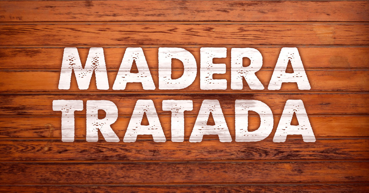 madera tratada